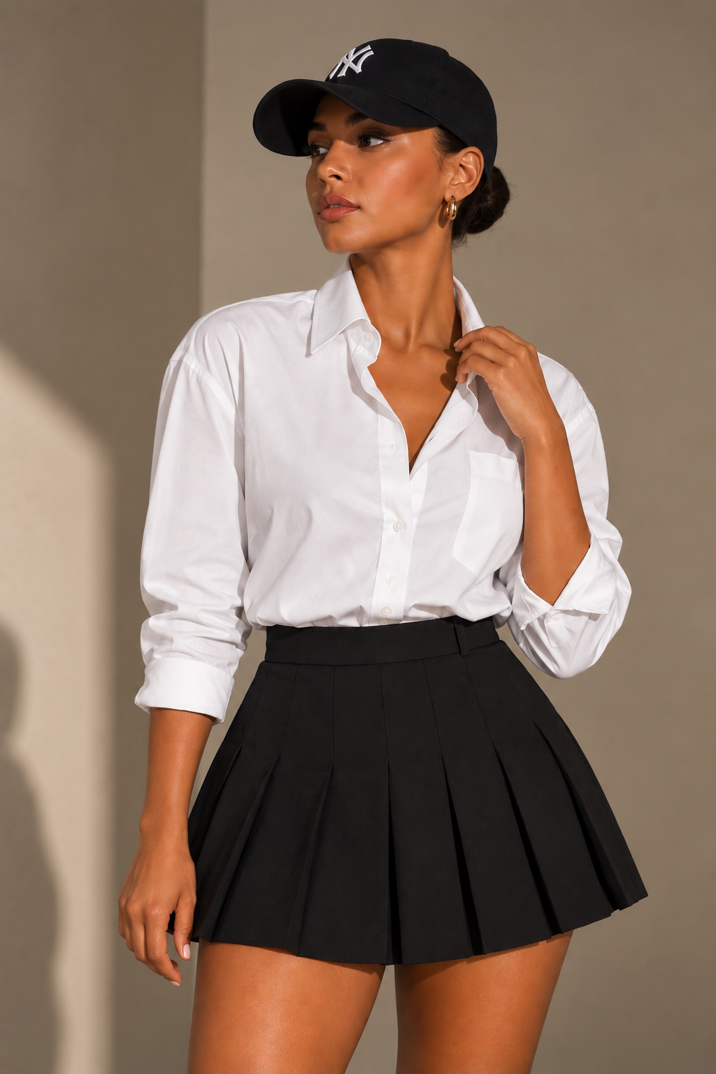 PRIMARK Pleated Mini Skirt