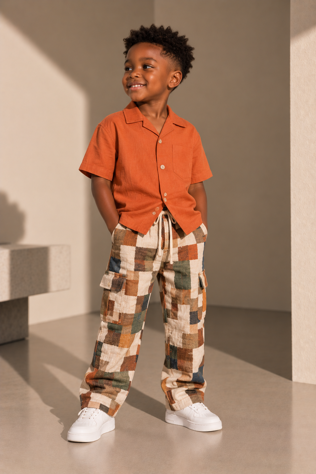 NEXT Mosaic Cargo Trousers